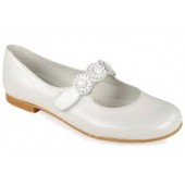 zapato comunion blanco FLOR