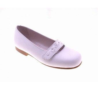 zapato comunion blanco