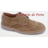 Zapato serrage taupe