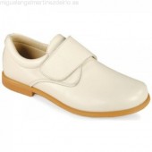 zapato comunion velcro beige