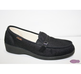 Zapatilla anatómica negra CRUBE